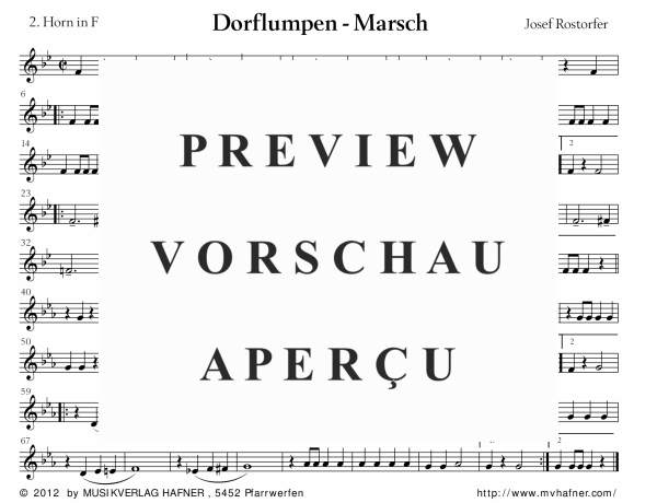 Product gallery: Page 10 of 11 Dorflumpen - Marsch, , (large wind orchestra)