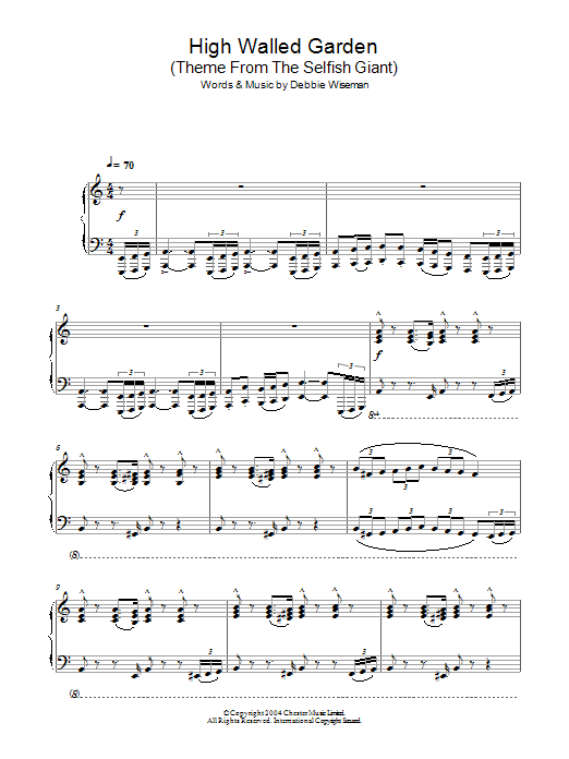 Produktbild zu: High Walled Garden (Theme From The Selfish Giant)