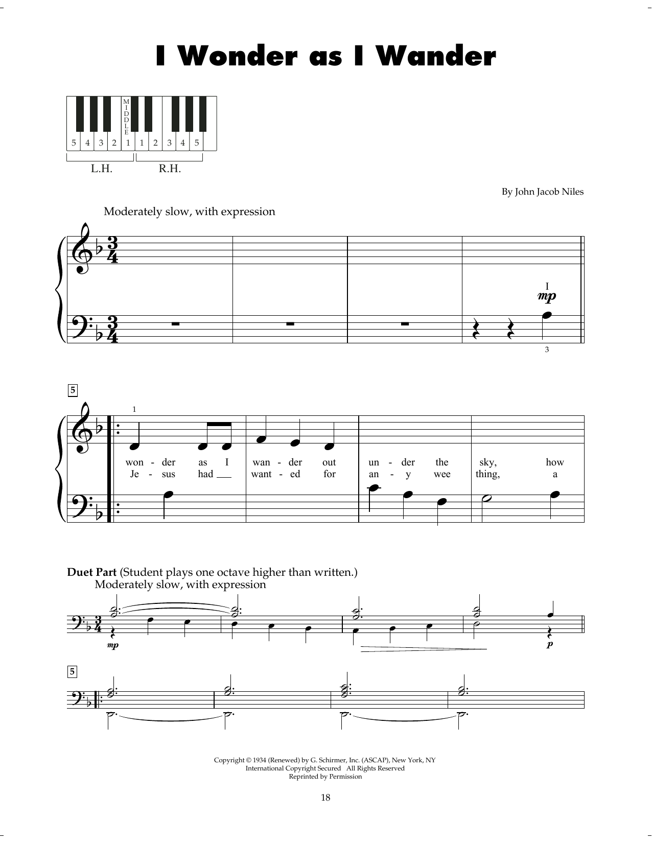 Produktbild zu: I Wonder As I Wander
