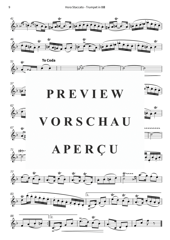 gallery: Hora Staccato, , (Trompete in B und Klavier)