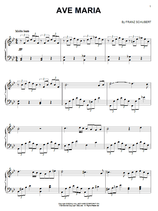 Product picture to: Ave Maria - Franz Schubert