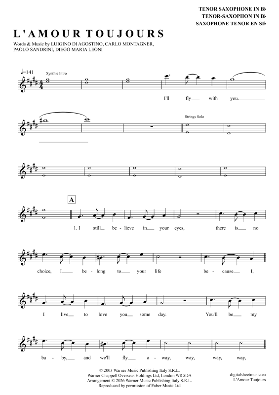 Produktbild zu: L'Amour ToujoursGigi D'Agostino