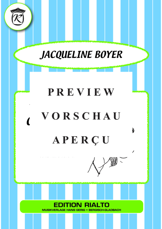 Produktgalerie: Seite 2 von 11 Very good, c'est si bon , Boyer, Jacqueline, (Melodie-Stimmen in C/B/Es)