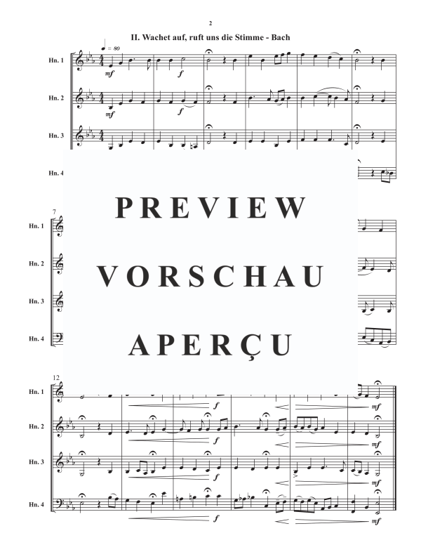 Product gallery: Page 4 of 11 Eight Chorales, , Horn Quartet