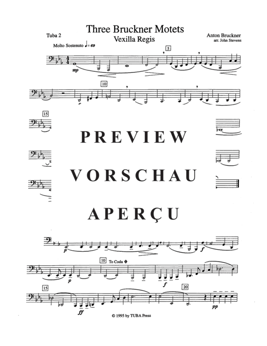 Product gallery: Page 19 of 20 Three Bruckner Motets , , (Tuba Quartett EETT)