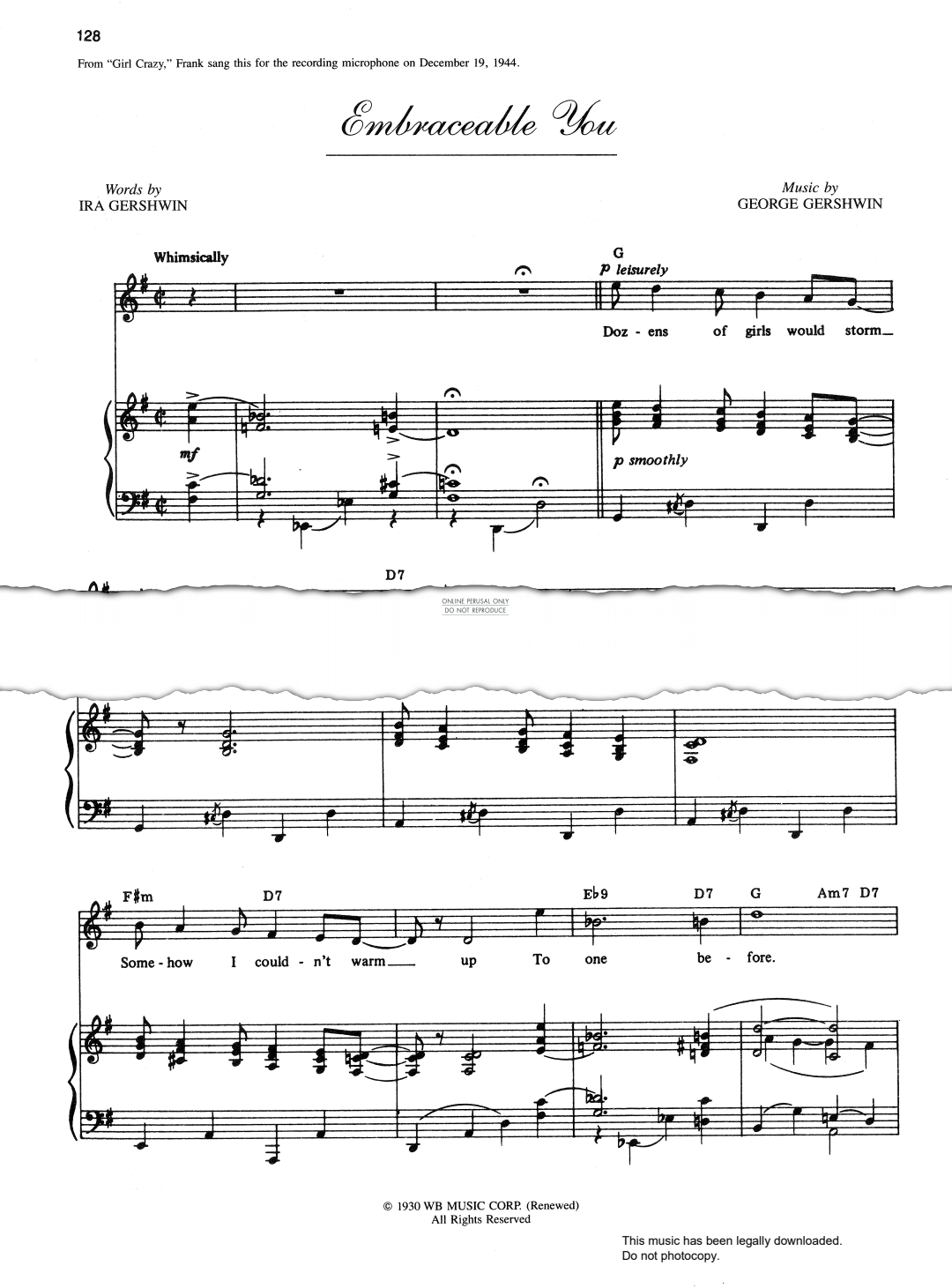 gallery: Embraceable You, Frank Sinatra