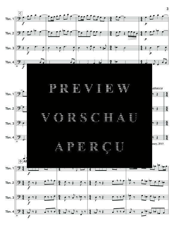 Product gallery: Page 7 of 11 Rotunda Quartet, Op. 242, , (Trombone quartet)