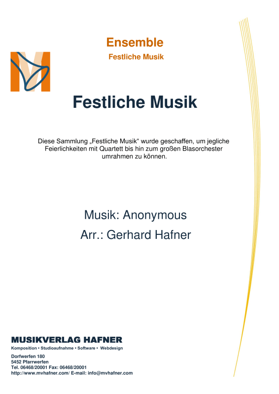 Product picture to: Festliche MusikAnonymus