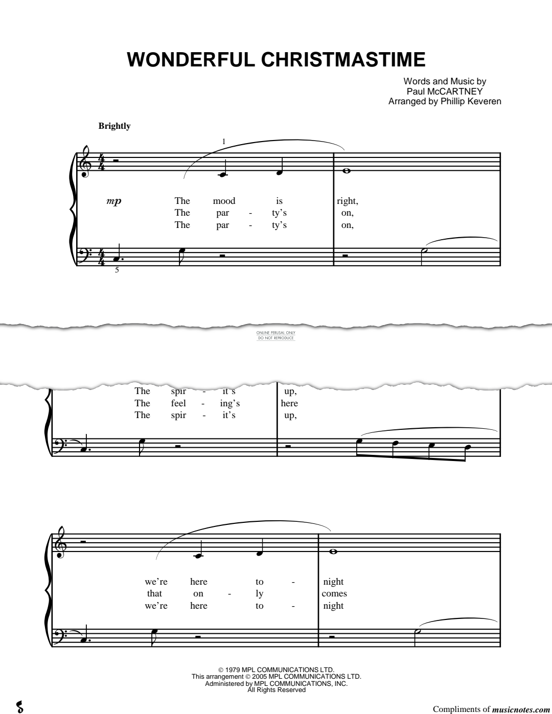 Produktgalerie: Seite 1 von 1 Wonderful Christmastime, Paul McCartney, Gesang, Klavier