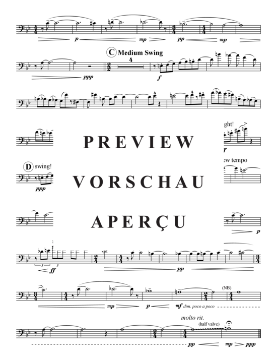 Product gallery: Page 12 of 21 Funk 3 Sätze , , (Tuba Quartet: 2x Baritone, 2xTuba)