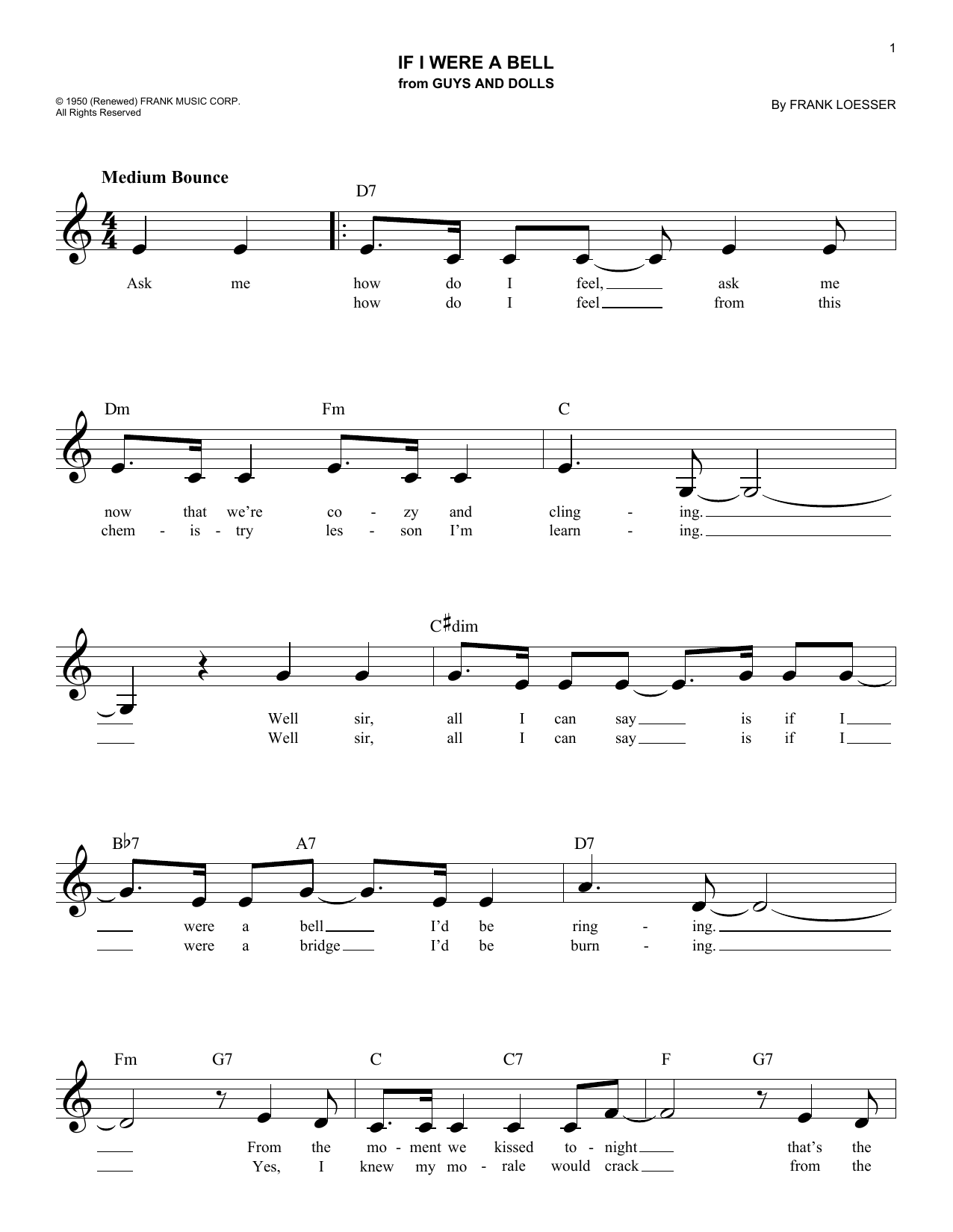 Produktbild zu: If I Were A Bell