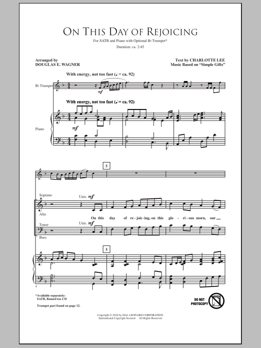 Produktbild zu: This Day Of Rejoicing
