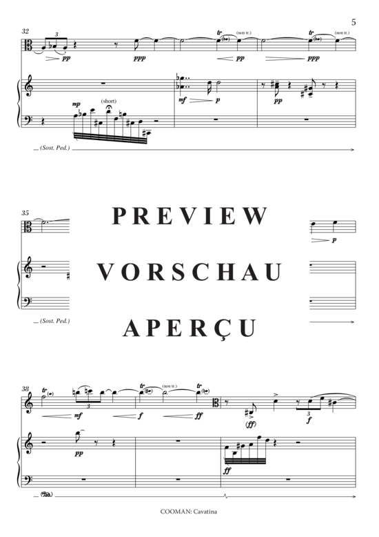 Product gallery: Page 6 of 11 Cavatine , , (viola + piano)