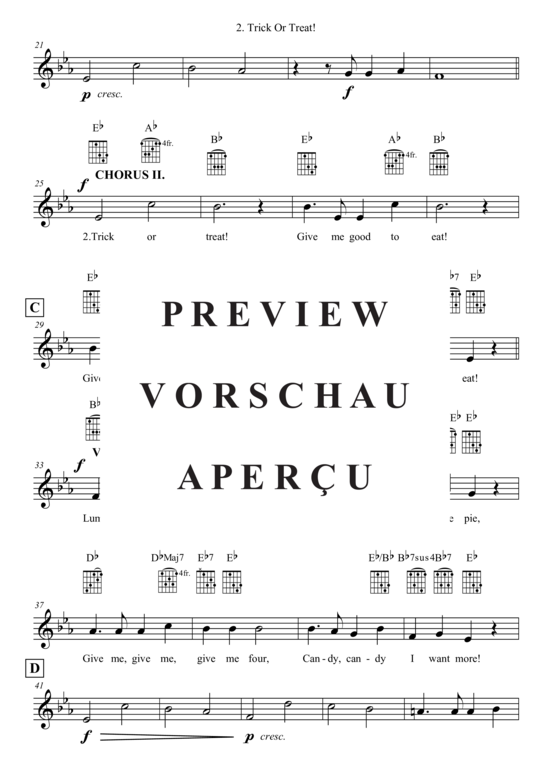 Produktgalerie: Seite 10 von 21 Trick Or Treat! , , (Jazz Combo Band + 2 Bläser)