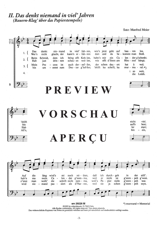 Product gallery: Page 5 of 7 Der liebenswürdige Bauernstand , , (TTB male choir)