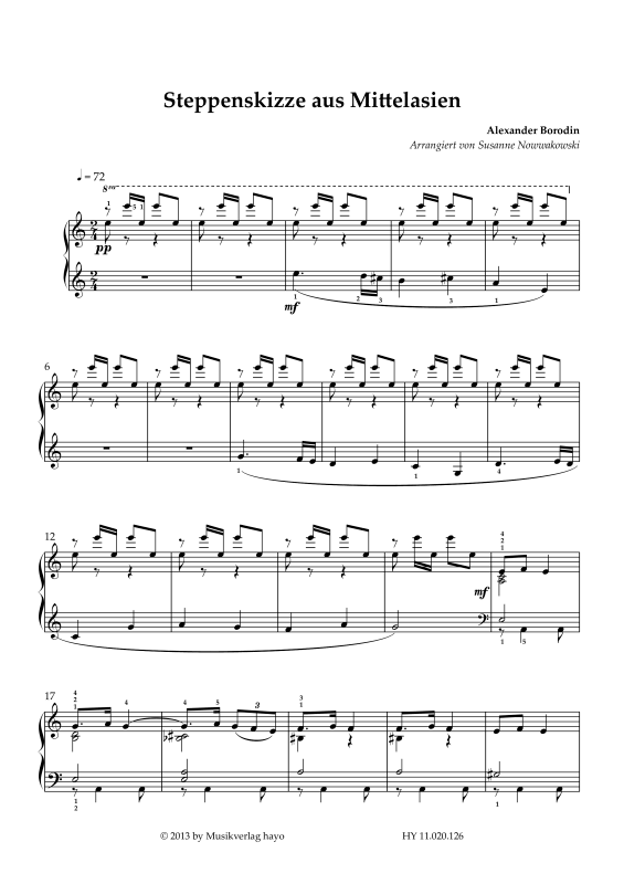 Product picture to: Eine Steppenskizze aus MittelasienAlexander Borodin