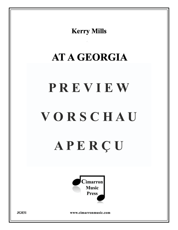 Produktgalerie: Seite 2 von 10 At a Georgia Camp Meeting, , Blechbläserquintett