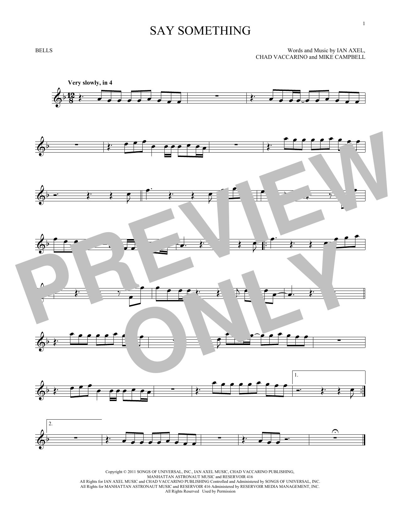 Produktgalerie: Seite 1 von 1 Say Something, A Great Big World, Percussion