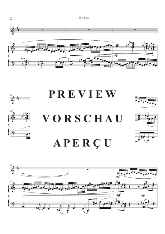 Product gallery: Page 5 of 44 Color´tudes - Five Attitudinal Colors , , (bass clarinet + piano)
