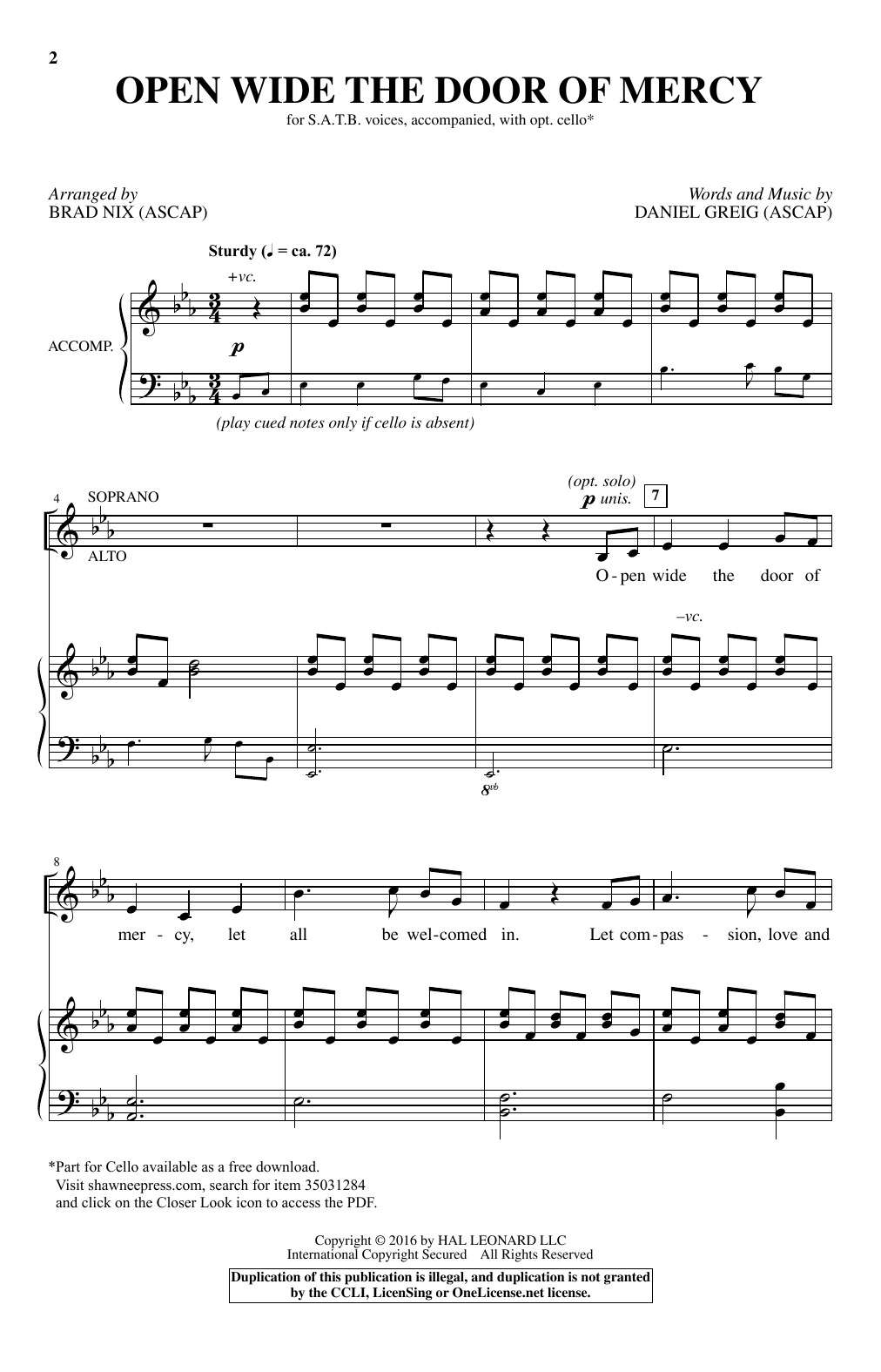 Produktbild zu: Open Wide The Door Of Mercy
