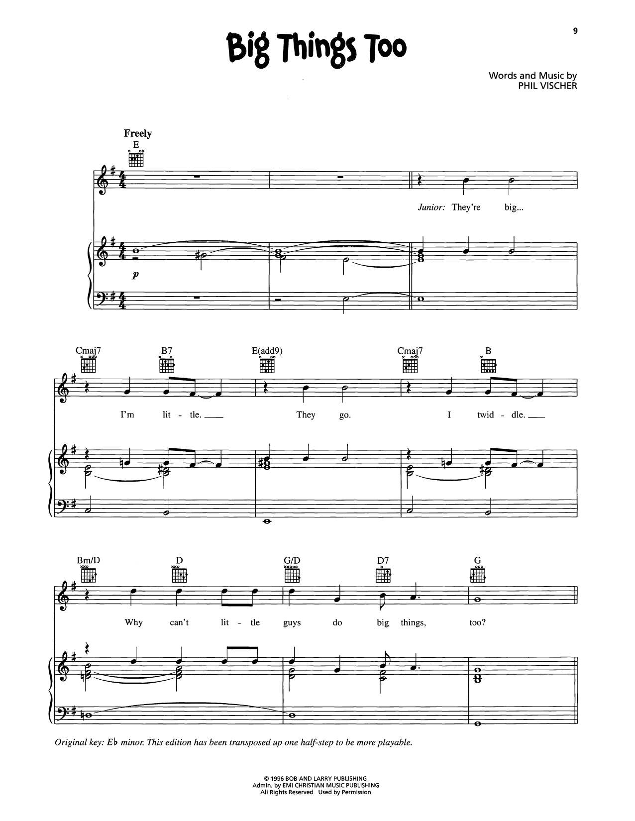 Produktgalerie: Seite 1 von 1 Big Things Too, VeggieTales, Gesang, Gitarre, Klavier