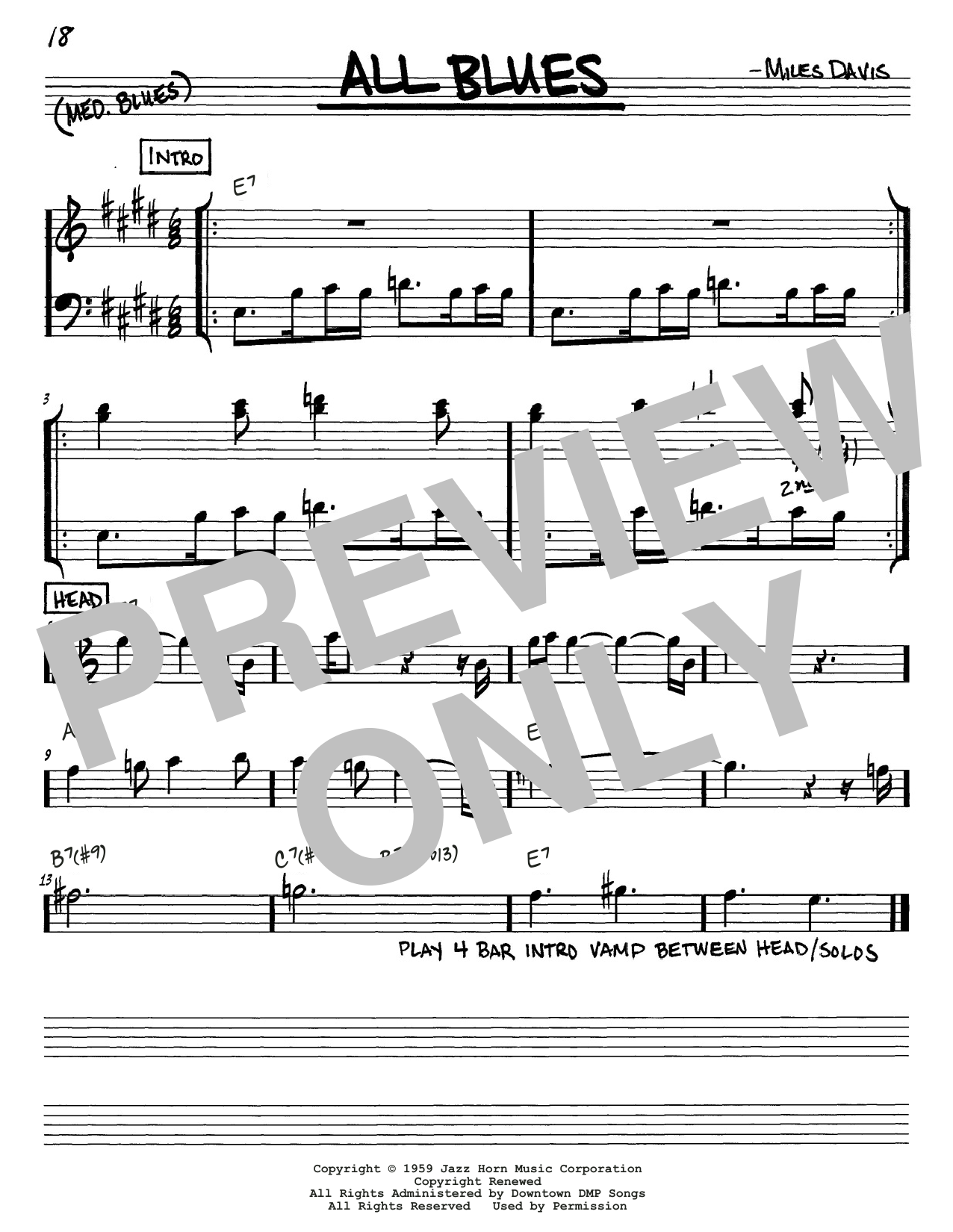 Produktbild zu: All Blues