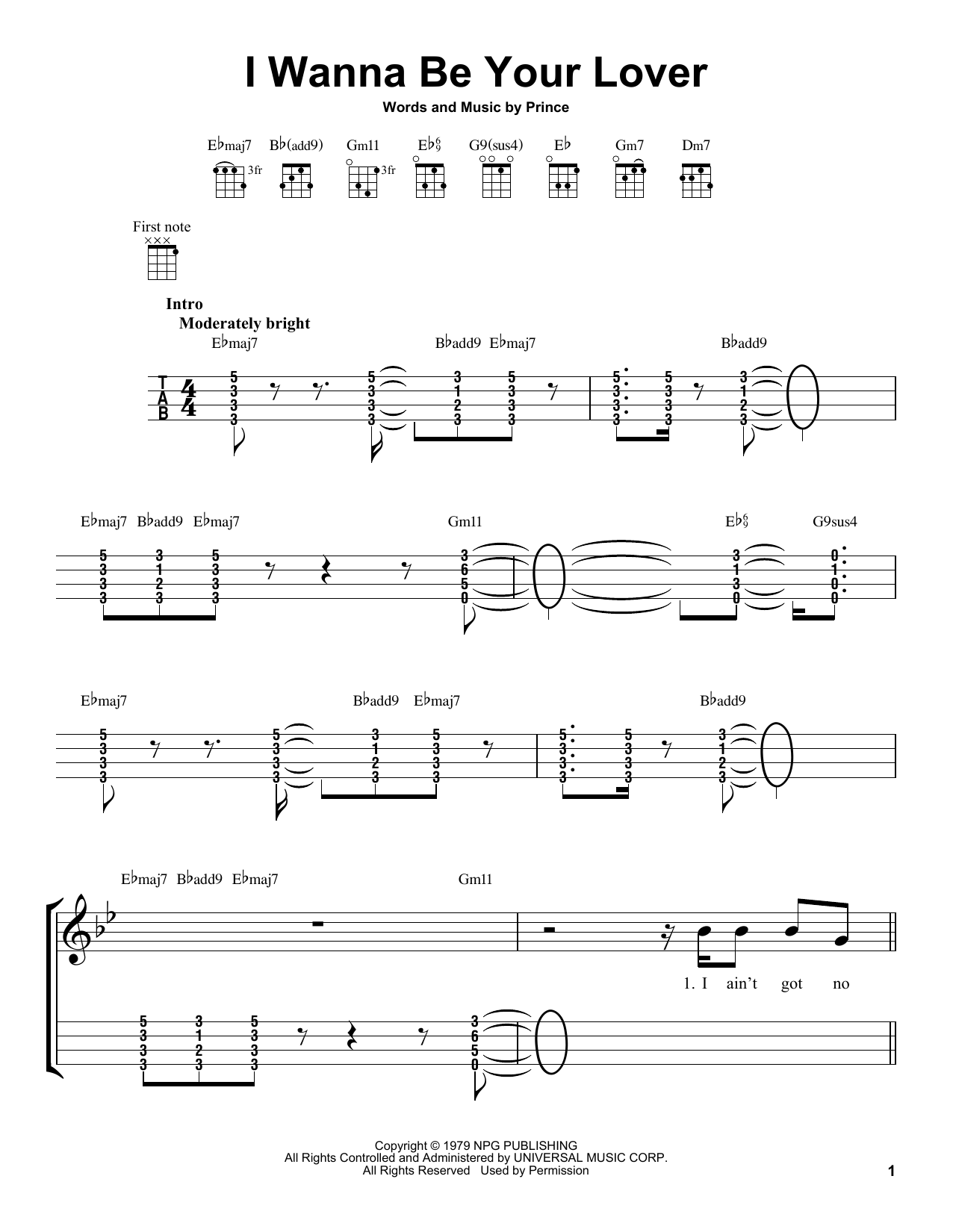 Product gallery: Page 1 of 1 I Wanna Be Your Lover, Prince