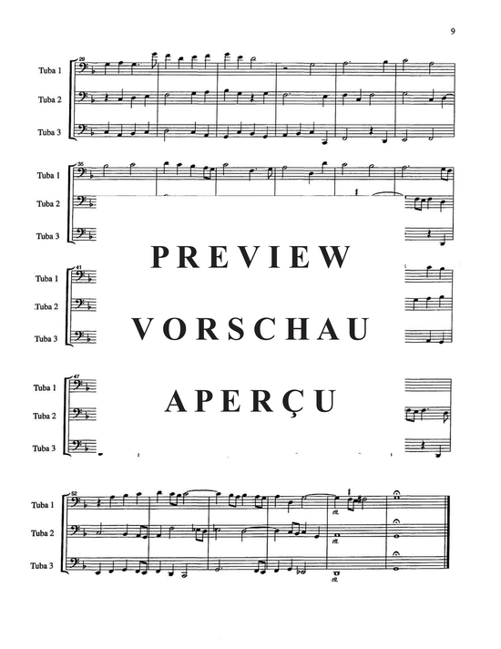Produktgalerie: Seite 13 von 21 Fantasie a tre voci (fantasie for three instruments) , , Tubatrio