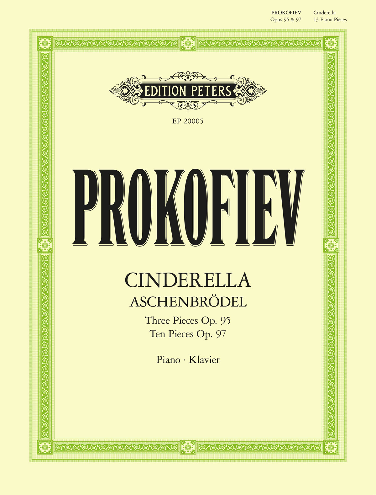 cover: Slow Waltz (from 'Cinderella' Three Pieces Op.95), Sergei Prokofiev