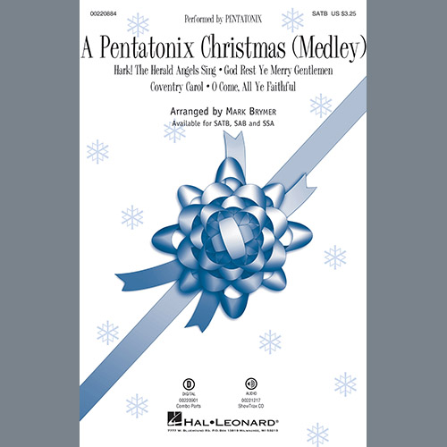 Produktbild zu: A Pentatonix Christmas (Medley) (arr. Mark Brymer)