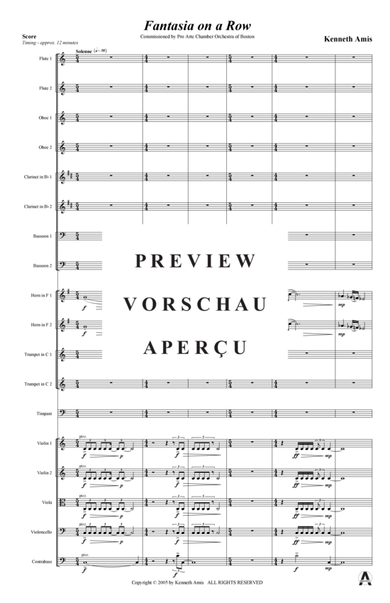 Produktgalerie: Seite 4 von 21 Fantasia on a Row , , (Orchester)