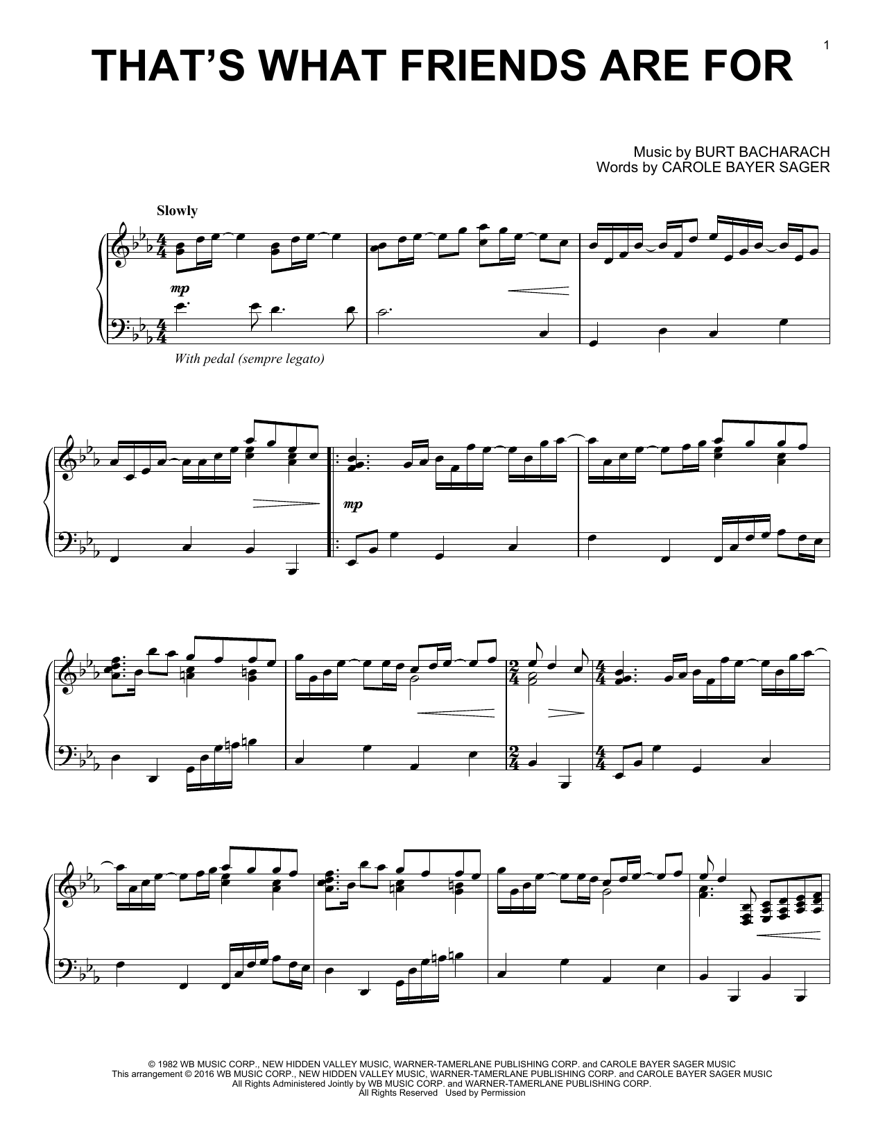 Produktbild zu:  That's What Friends Are For - Dionne & Friends