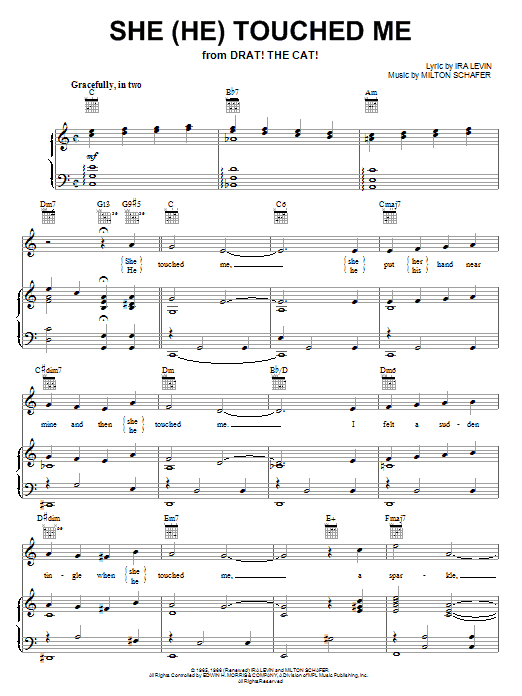 Produktgalerie: Seite 1 von 1 She (He) Touched Me, Ira Levin, Gesang, Gitarre, Klavier