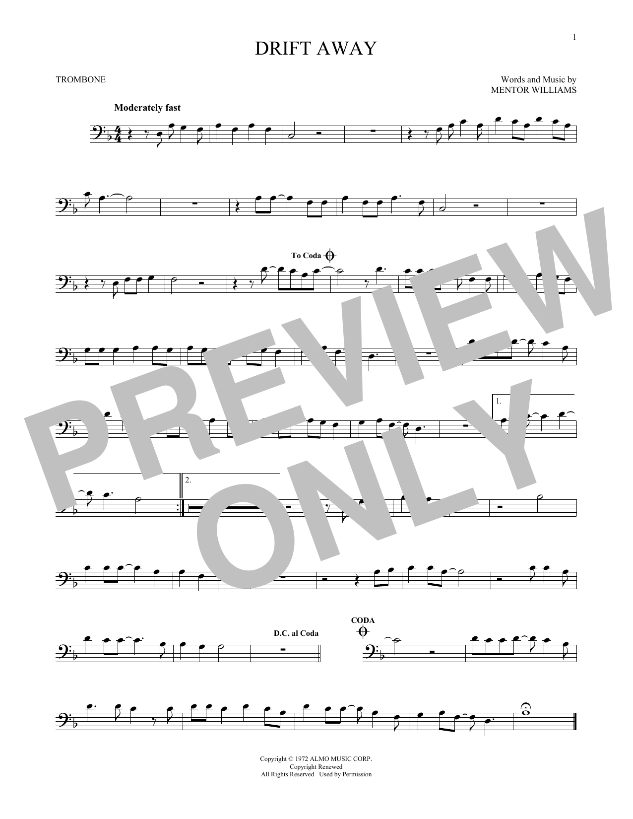Product gallery: Page 1 of 1 Drift Away, Dobie Gray