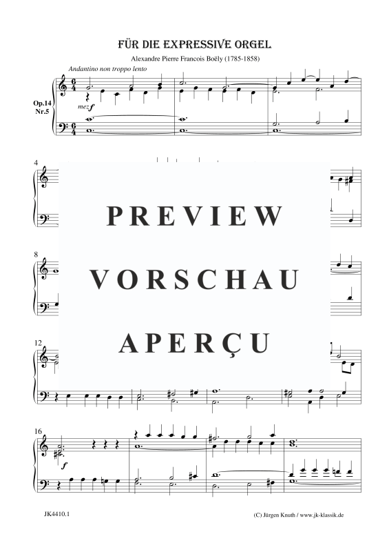 Produktgalerie: Seite 2 von 3 Für die Expressive Orgel Op.14.5, , Orgel Solo
