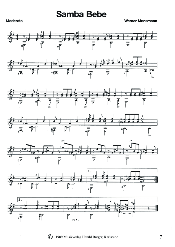 Produktgalerie: Seite 1 von 11 Bossa Nova, , Gitarre Solo