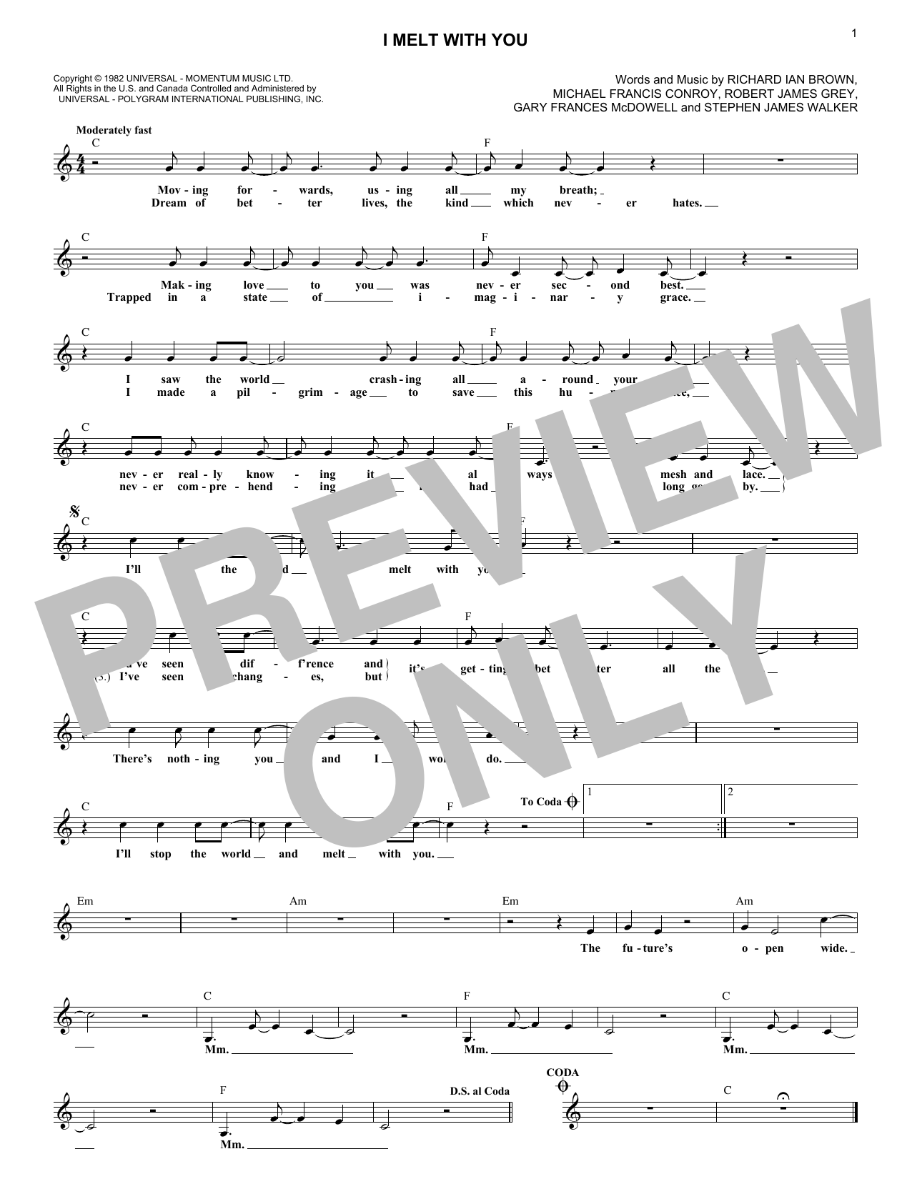 Produktbild zu: I Melt With You