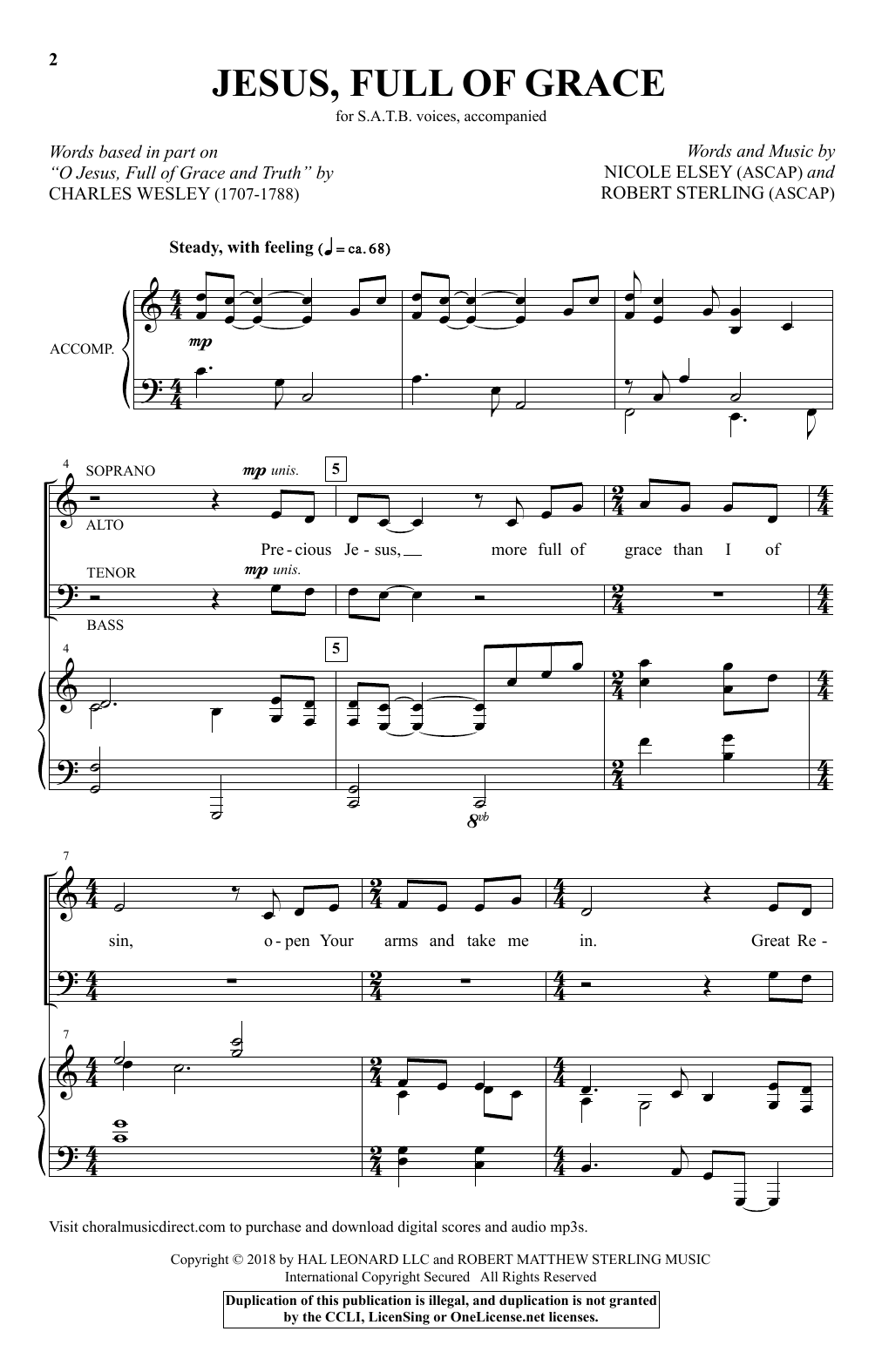 Produktbild zu: Jesus, Full Of Grace