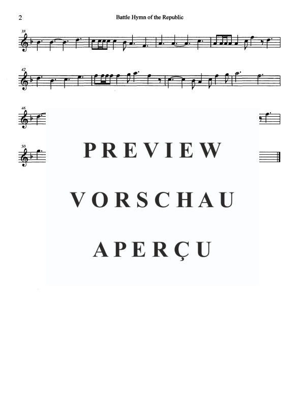 Produktgalerie: Seite 10 von 11 Battle Hymn of the Republic, , Blechbläserquintett