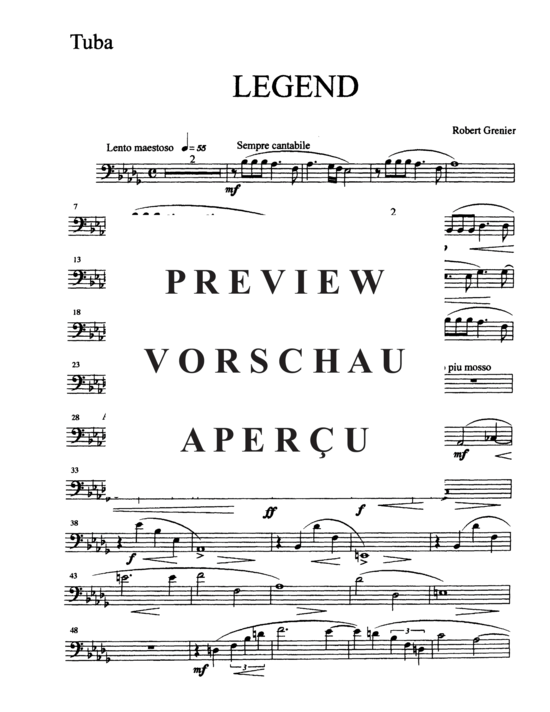Produktgalerie: Seite 11 von 13 Legend , , (Tuba + Klavier)