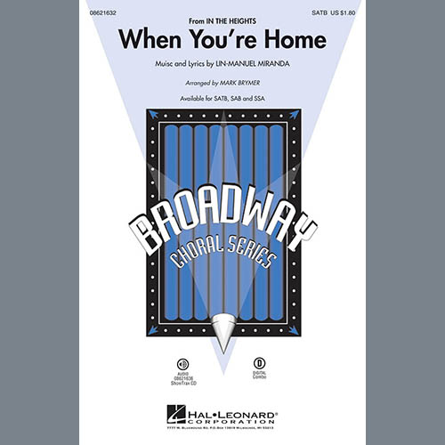 Produktbild zu: When You're Home (from In The Heights) (arr. Mark Brymer)