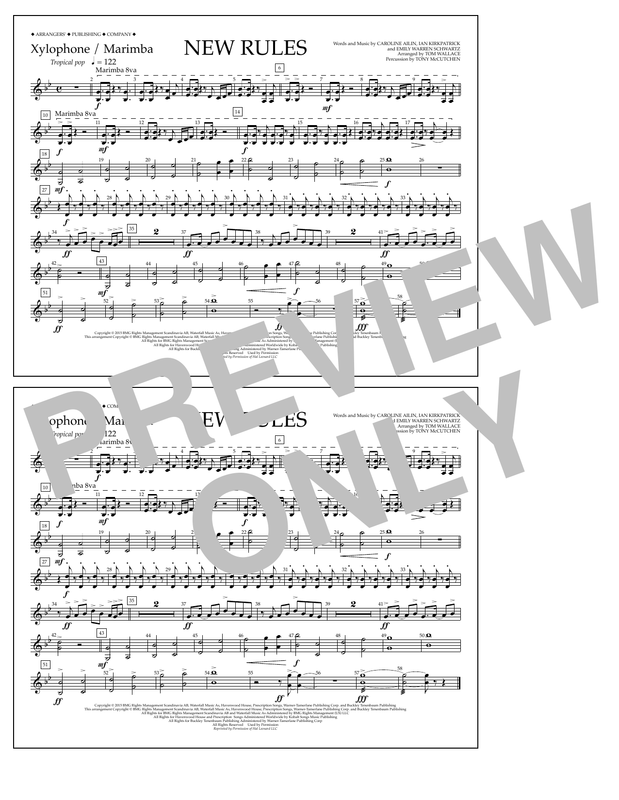 Produktbild zu: New Rules - Xylophone/Marimba