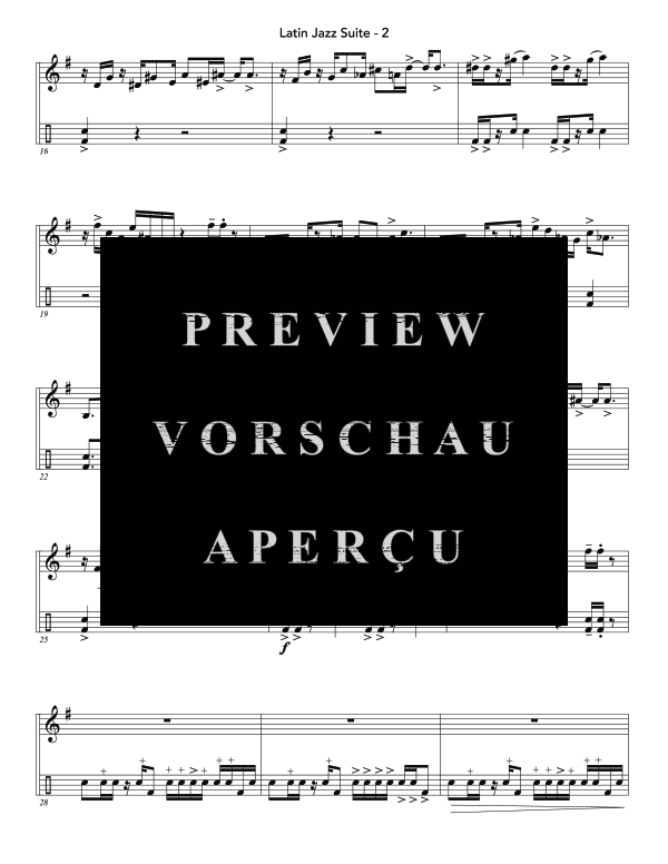 Produktgalerie: Seite 6 von 11 Latin Jazz Suite, , (Trompete und Congas)