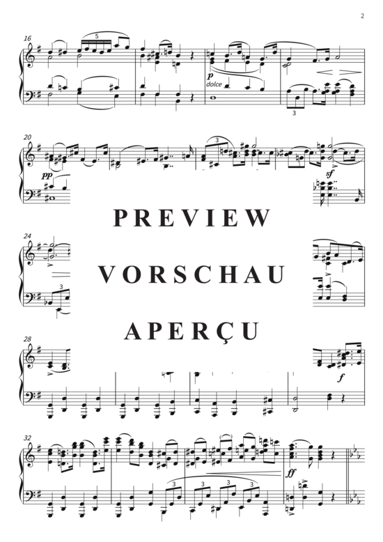 Product gallery: Page 5 of 8 Hochzeitszug - Nr. 8 aus Von der Wiege bis zum Grabe op. 202 , , Piano Solo