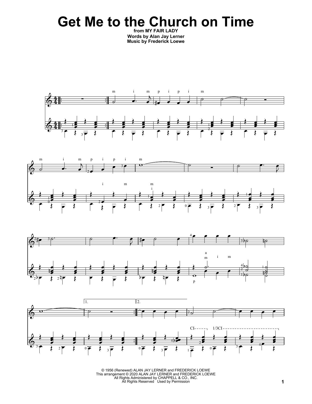 Produktbild zu: Get Me To The Church On Time (from My Fair Lady)