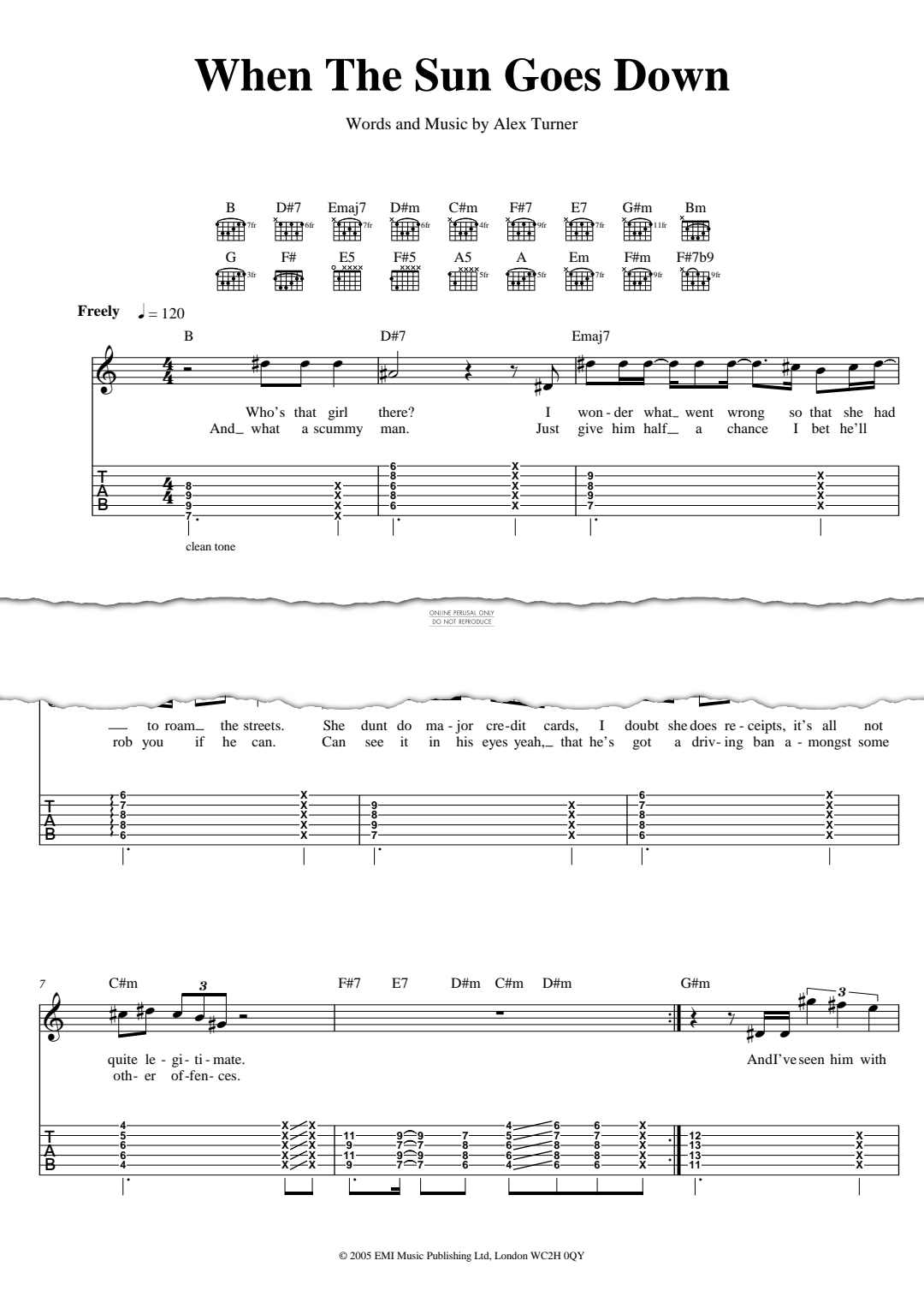 Product gallery: Page 1 of 1 When The Sun Goes Down, Arctic Monkeys