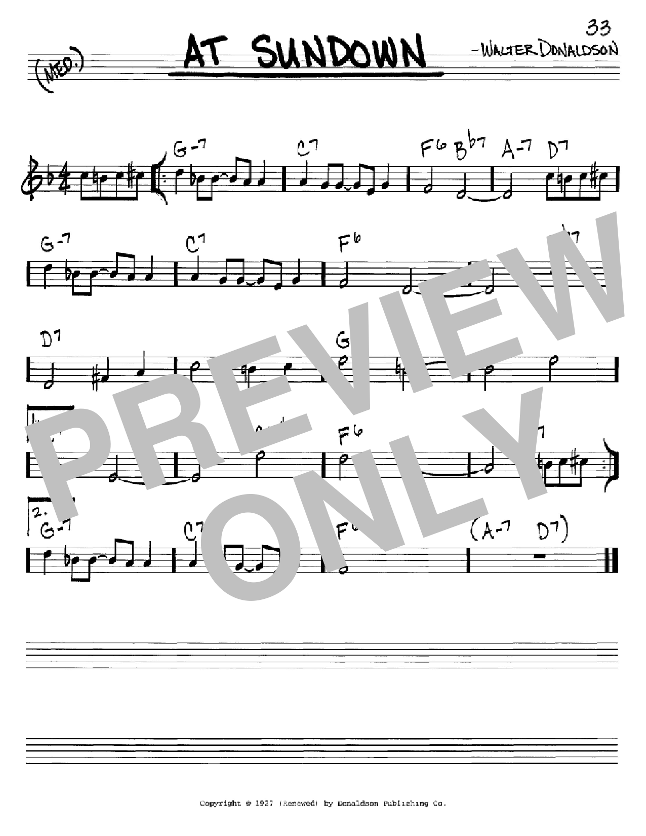 Produktbild zu: At Sundown