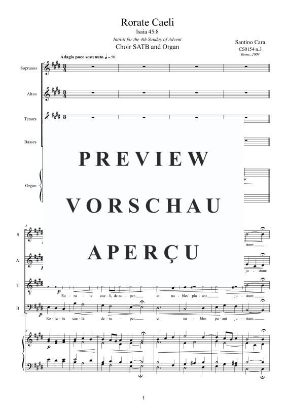 Produktgalerie: Seite 2 von 8 Rorate caeli, , Gemischter Chor und Orgel