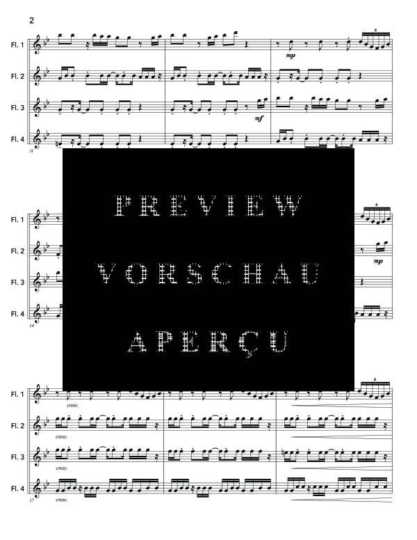 Product gallery: Page 6 of 11 Backbeat, , (Flute Quartet)