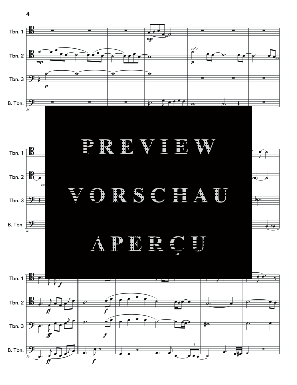 Product gallery: Page 8 of 11 Awaiting Julian (Part I), , (Trombone quartet)